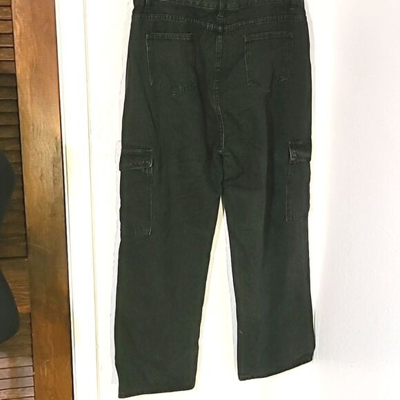 Mumubreal Black Cargo Jeans, Size XXL,  NWOT - Picture 6 of 10
